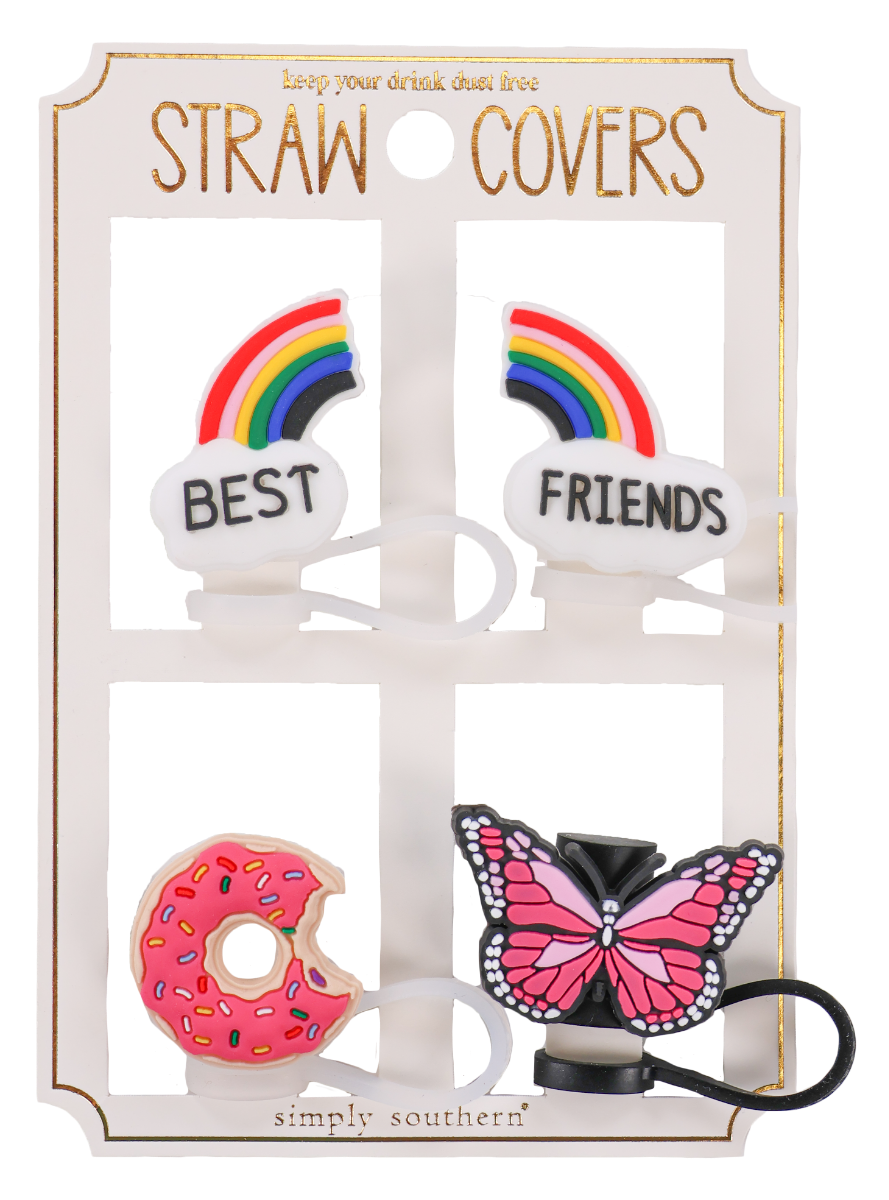 Simply Southern Straw Covers - Best Friends