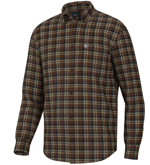 Local Boy Grange Stretch Flannel - Red & Navy