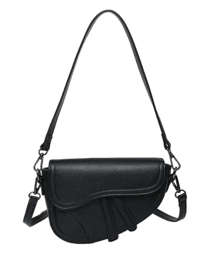 M2438 Jen & Co Marisol Vegan Asymmetrical Saddle Bag