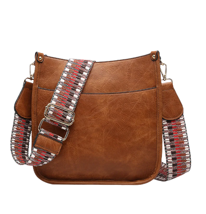 Chloe Vegan Crossbody in Brown