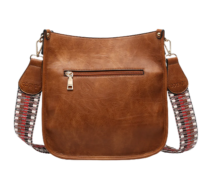 Chloe Vegan Crossbody in Brown