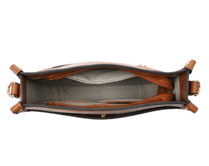 Chloe Vegan Crossbody in Brown