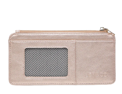 Saige Vegan Wallet in Mocha