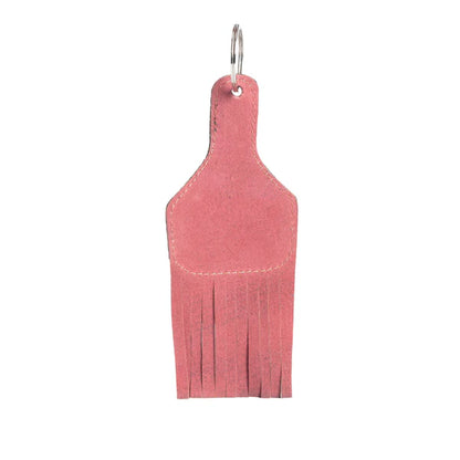 S-10784 Myra Steer Crossing Key Fob in Rose
