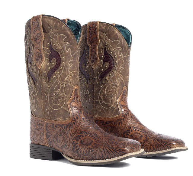 S-10612 Myra Gianna Hand-Tooled Boots