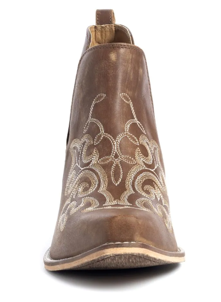 S-10622 Myra La Ponderosa Booties in Chocolate Brown