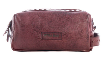 Roff Trail Toiletries Bag In Red Russet