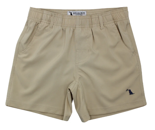 Youth Local Boy Volley Shorts - Khaki