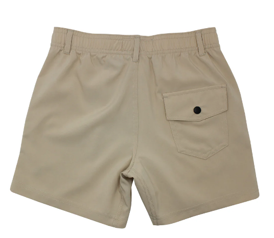 Youth Local Boy Volley Shorts - Khaki