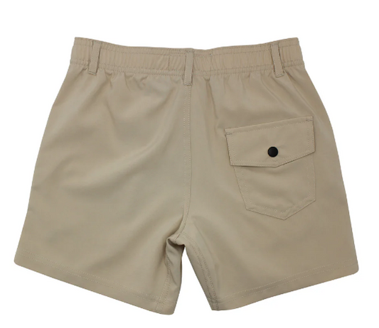 Youth Local Boy Volley Shorts - Khaki