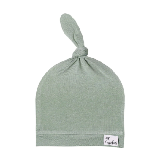 Copper Pearl Top Knot Hat 5-18 Months - Briar