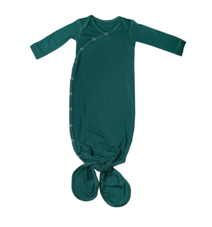 Copper Pearl Newborn Knot Gown - Jaspar