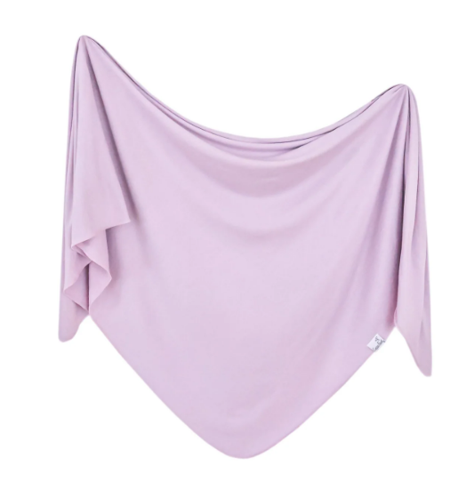 Copper Pearl Knit Swaddle Blanket - Lily