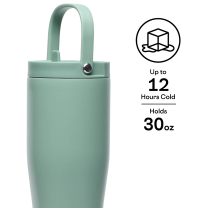 Corkcicle 30oz Go Cup XL in Gloss White