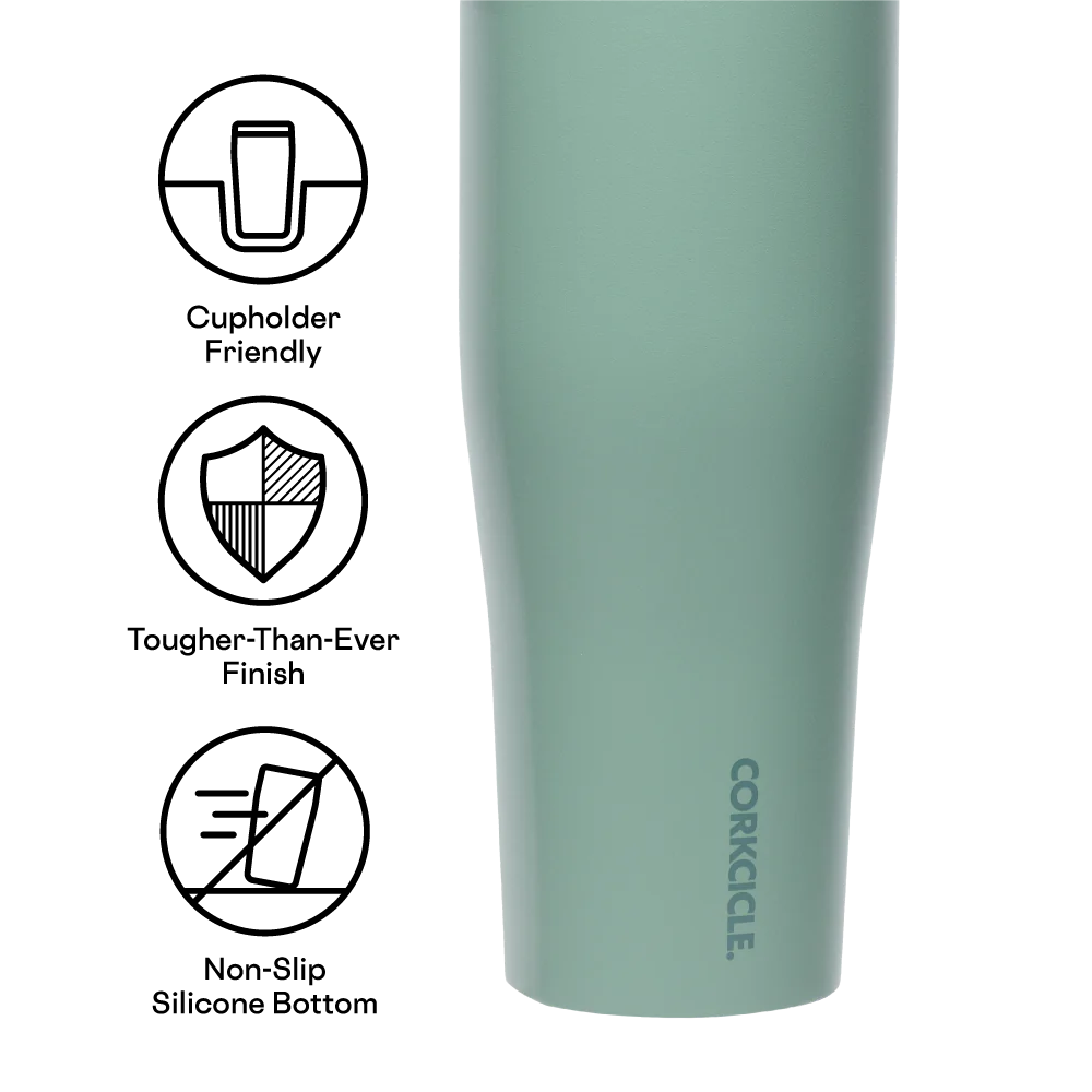 Corkcicle 30oz Go Cup XL in Gloss White