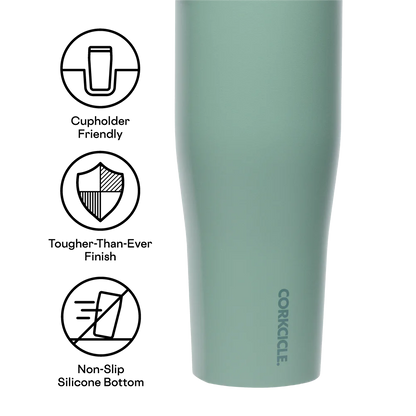 Corkcicle 30oz Go Cup XL in Gloss White