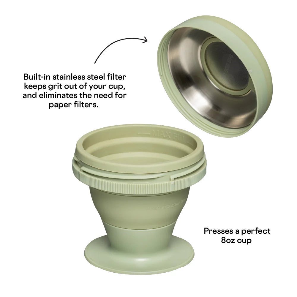 Corkcicle Coffee Palmpress in Espresso Black