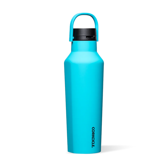 Corkcicle 32oz Canteen Water Bottle in Capri Blue