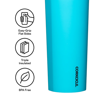 Corkcicle 32oz Canteen Water Bottle in Capri Blue