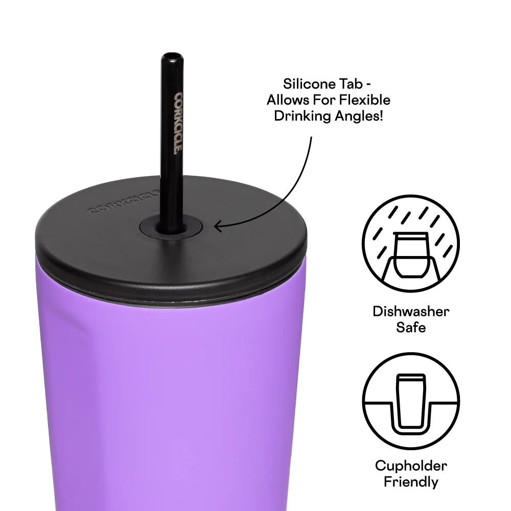 Corkcicle 24oz Cold Cup Tumbler in Varsity Purple