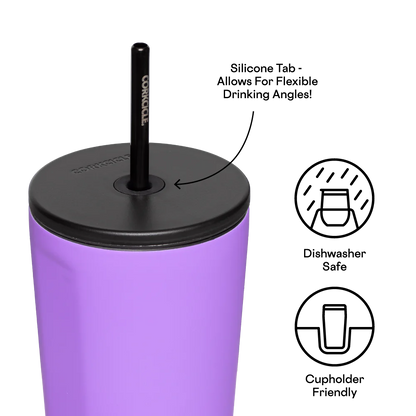 Corkcicle 24oz Cold Cup Tumbler in Varsity Purple