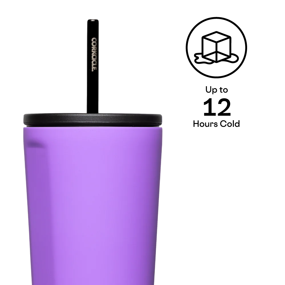 Corkcicle 24oz Cold Cup Tumbler in Varsity Purple