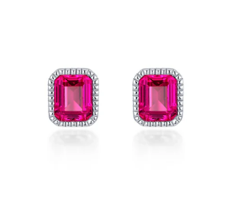 BE008AMP00 Lafonn Birthstone Solitaire Stud Earrings