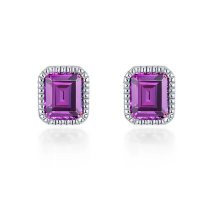 BE008AMP00 Lafonn Birthstone Solitaire Stud Earrings