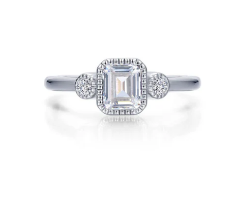 BR006 Lafonn .98CTW Lab Grown Diamond Birthstone Ring