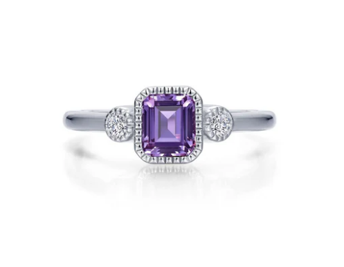 BR006 Lafonn .98CTW Lab Grown Diamond Birthstone Ring