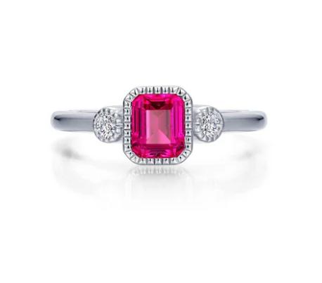BR006 Lafonn .98CTW Lab Grown Diamond Birthstone Ring
