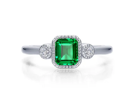 BR006 Lafonn .98CTW Lab Grown Diamond Birthstone Ring
