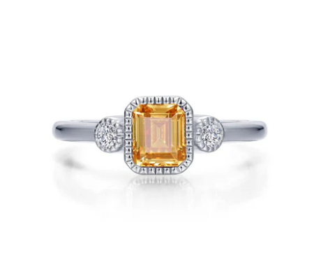 BR006 Lafonn .98CTW Lab Grown Diamond Birthstone Ring