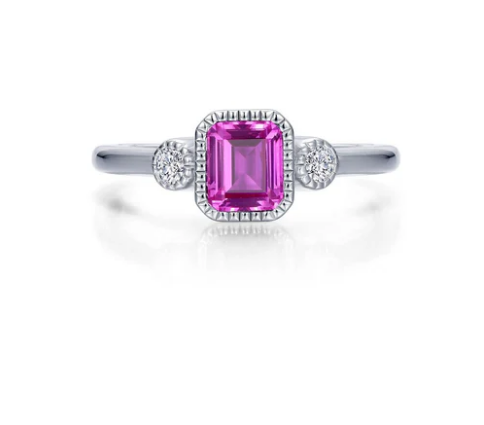 BR006 Lafonn .98CTW Lab Grown Diamond Birthstone Ring