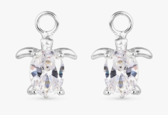 50736/50670 Amanda Blu CZ Turtle Earring Charms