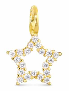 50701 Amanda Blu CZ Star Charm