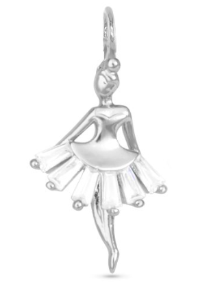 50781/50715 Amanda Blu CZ Ballerina Charm