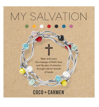 2435320A Coco + Carmen My Salvation Curly Bracelet - Silver