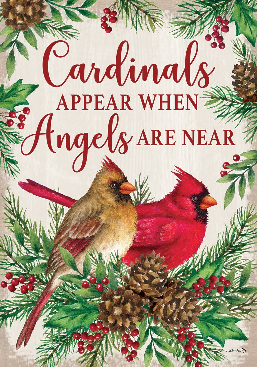 Cardinals & Angles House Flag