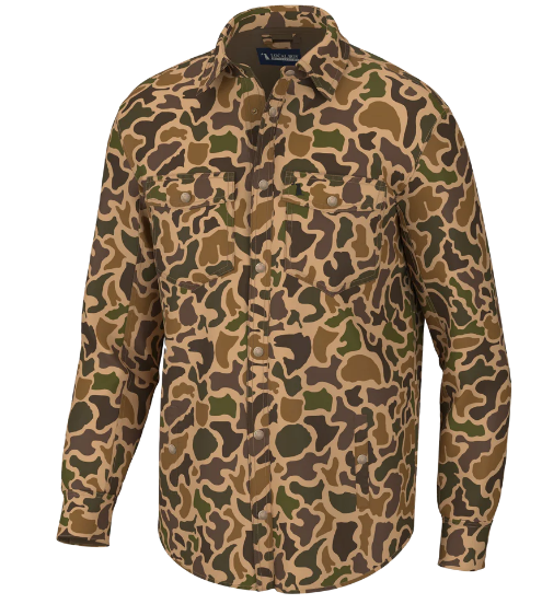 Local Boy Sportman's Shacket - Old School Camo