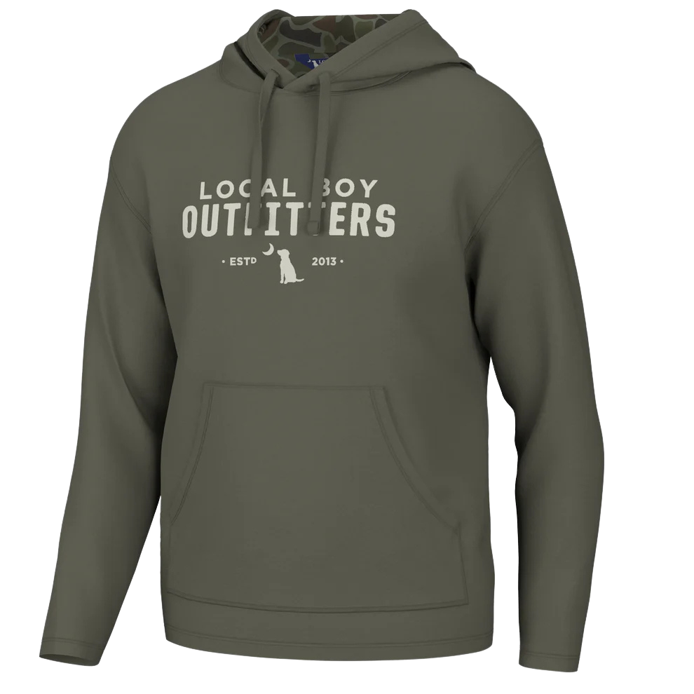 Local Boy Poly Fleece Hoodie - Olive