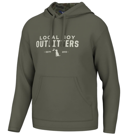 Local Boy Poly Fleece Hoodie - Olive