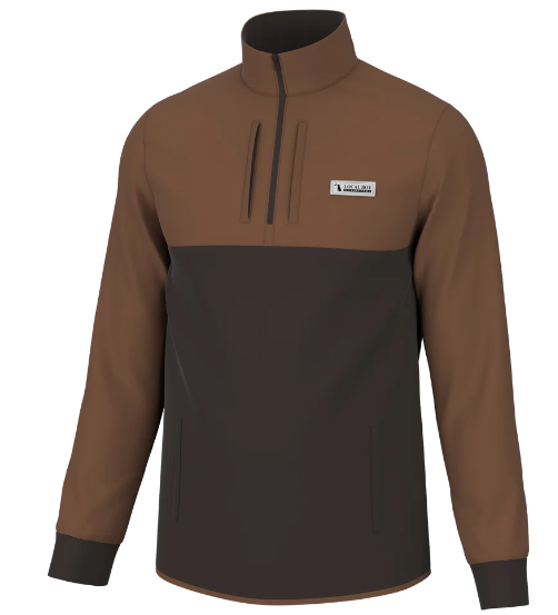 Local Boy Fielder 1/4 Zip Jacket - Clay