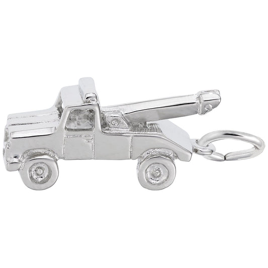 5384 Rembrandt Sterling Silver Tow Truck Charm 0