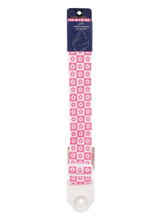 Simply Southern Cooler Strap - Pink Flowers