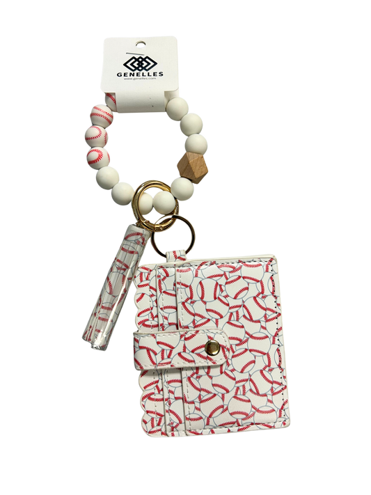BB139X157BB Baseball Beaded Wallet