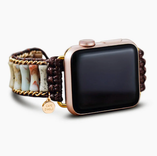 Refined Imperial Jasper Apple Watch Strap