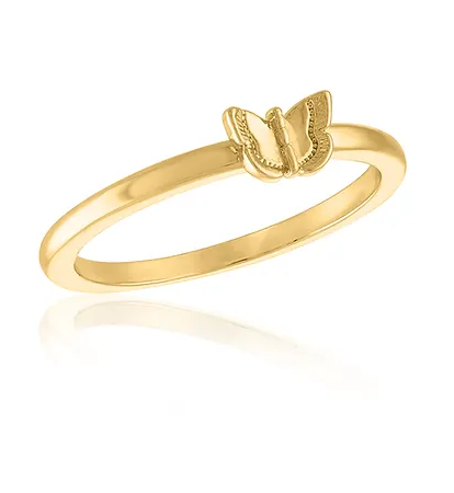 Layers Petite Butterfly Gold Ring