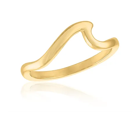 Layers Wave Gold Ring