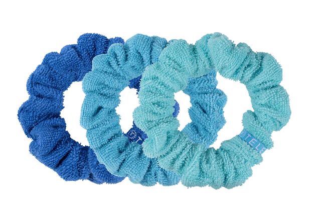 Teleties Bora Bora Terry Cloth Hair Ties - Small